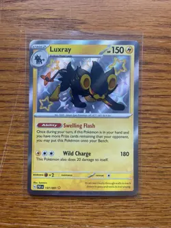 Luxray 137/091 Shiny Rare SV: Paldean Fates Pokemon TCG NM - Image 1