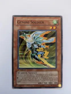 YuGiOh Gemini Soldier Common SDWS-EN004 1st Edition MP Vintage 🤯🔥 - Image 1
