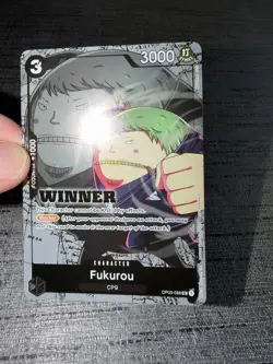 Carte One Piece Fukurou OP03-088 Promo WINNER English Card - Image 3