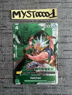 Carte One Piece Hatchan OP03-033 Promo WINNER English Card - Image 1