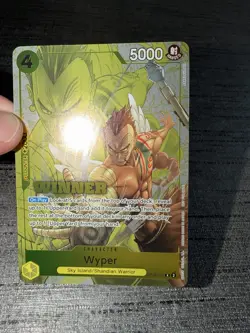 Carte One Piece Wyper OP08-110 Promo WINNER English Card - Image 3