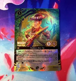 Disney Lorcana Woody Wilds Unknown Set Championship Foil Promo Enchanted 54/P3 - Image 1