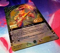Disney Lorcana Woody Wilds Unknown Set Championship Foil Promo Enchanted 54/P3 - Image 2