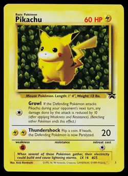 Pokemon Card - Pikachu Ivy Wizards Black Star Promos 1 Promo - Image 1