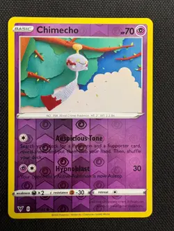 Asako Ito Chimecho 072/185 Reverse Holo Common Vivid Voltage Pokemon Card - Image 1
