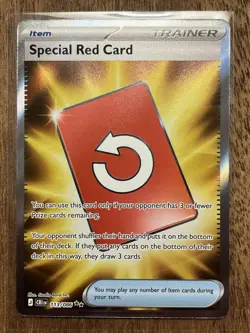 Pokemon TCG Special Red Card 113/086 English Chaos Rising PACK FRESH - Image 1