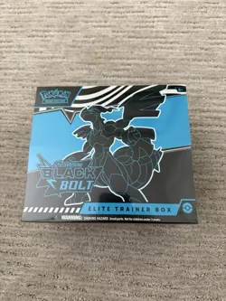 Pokemon TCG Thunderous Black Bolt ETB Full Art Promo Card Sealed - Image 4