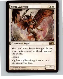 MTG Serra Avenger R Magic 2013 (M13) 33 2013 LP Magic The Gathering - Image 1