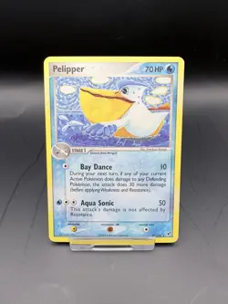 2005 Pokemon TCG EX Deoxys Pelipper 21/107 Rare Non Holo NM Tomokazu Komiya - Image 1