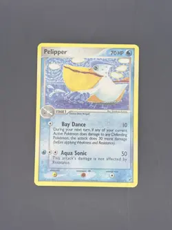 2005 Pokemon TCG EX Deoxys Pelipper 21/107 Rare Non Holo NM Tomokazu Komiya - Image 2