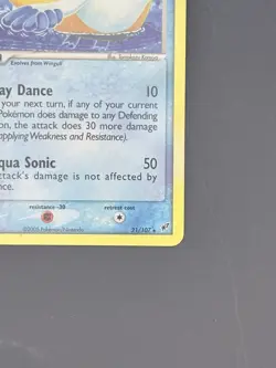 2005 Pokemon TCG EX Deoxys Pelipper 21/107 Rare Non Holo NM Tomokazu Komiya - Image 5