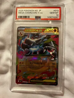 Mega Charizard X EX 013 M2-inferno X Pokemon Japanese PSA 10 gem mint JP - Image 1