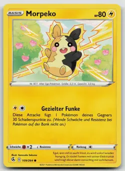 Morpeko 109/264 - Fusionsangriff - DE - NM - Pokemon TCG - Image 1