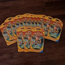 Lorcana Wilds Unknown Sleeved Booster Pack x15 (SHIPS FAST) - Image 1