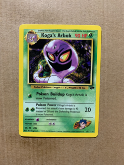 Koga's Arbok 25/132 Gym Heroes - Rare Pokemon Card - NM - Image 1
