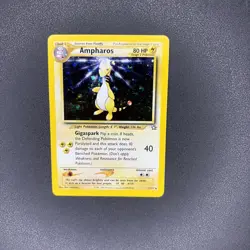 Ampharos 1/111 Neo Genesis Holo Rare 2000 Pokemon Vintage Card Swirl SP 🌀 - Image 1