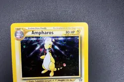 Ampharos 1/111 Neo Genesis Holo Rare 2000 Pokemon Vintage Card Swirl SP 🌀 - Image 3