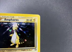 Ampharos 1/111 Neo Genesis Holo Rare 2000 Pokemon Vintage Card Swirl SP 🌀 - Image 4