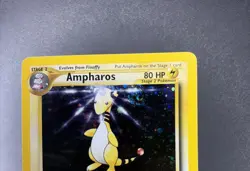 Ampharos 1/111 Neo Genesis Holo Rare 2000 Pokemon Vintage Card Swirl SP 🌀 - Image 5