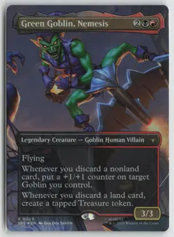 Green Goblin, Nemesis (Borderless) LP Foil 23 Marvel's Spider-Man MTG - Image 1