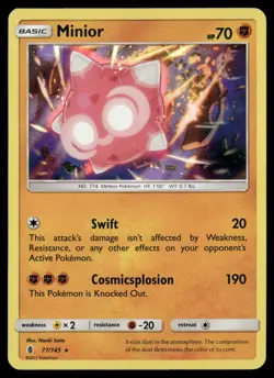 Minior 77/145 Holo Holo Rare Guardians Rising Pokemon NM/M - Image 1