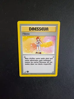 Carte Pokemon RARE Fillette 75/102 Set de Base Edition 1 FR Wizards NM - Image 1