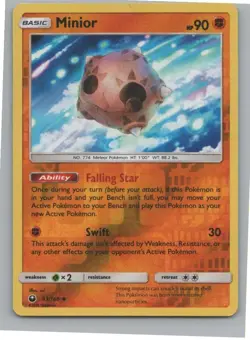 Minior 83/168 Sm-Celestial Storm Reverse Holo Pokemon TCG - Image 1