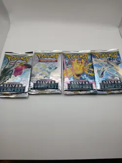 8 Packs Pokemon TCG Silver Tempest Booster Pack - 10 Cards X 8 - Image 1