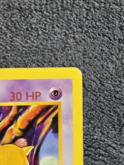 Abra 43/102 Base Set Shadowless 1st Edition English Regular 1999 Wizards - Image 3