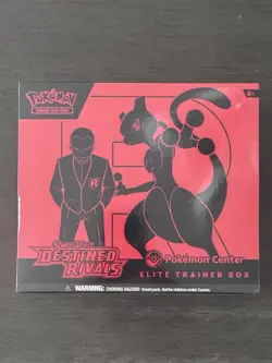 Pokemon TCG SV Destined Rivals Pokemon Center Elite Trainer Box ETB Sealed - Image 1