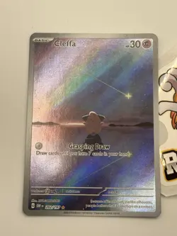 The Pokemon Company Cleffa 202/197 SV03 Obsidian Flames Illustration Rare Holo - Image 1