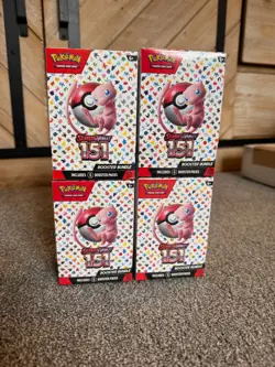 (4) Pokemon Scarlet and Violet 151 Booster Bundles - 24 Packs - Image 1