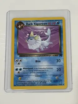 Pokemon TCG Dark Vaporeon 45/82 Team Rocket Non Holo WOTC - Image 1