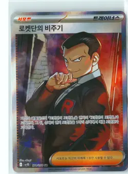 Team Rocket's Giovanni Pokemon SR SV10: The Glory of Team Rocket 121/098 NM - Image 1