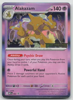 Alakazam - Promo Normal ME: Mega Evolution Promo 003 LP Pokemon TCG - Image 1