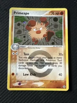 Pokemon Primeape Holo Rare 28/112 EX FireRed & LeafGreen 2004 Nintendo - Image 1