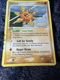 Pokemon Legend Maker 25/92 Solrock Hologram Pokemon - Image 3