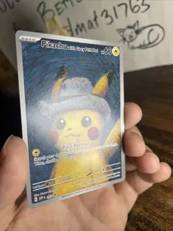 2023 Pokemon TCG Pikachu With Grey Felt Hat Scarlet & Violet BS Promo Raw 085 - Image 4