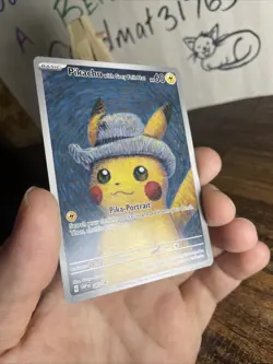 2023 Pokemon TCG Pikachu With Grey Felt Hat Scarlet & Violet BS Promo Raw 085 - Image 5