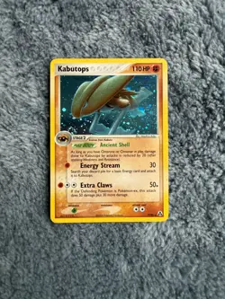 Pokemon TCG Kabutops Holo Legend Maker 7/92 NM w/ SWIRL - Image 1
