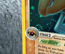 Pokemon TCG Kabutops Holo Legend Maker 7/92 NM w/ SWIRL - Image 2