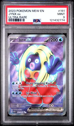 2023 POKEMON MEW EN-151 | ULTRA RARE #191 JYNX EX PSA 9 - Image 1