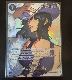 One Piece Ms. All Sunday (SP) (OP14-084) The Time Of Battle OP16 - Image 1