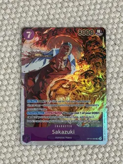 Sakazuki One Piece OP16 The Time of Battle Super Rare Foil #065 - Image 1
