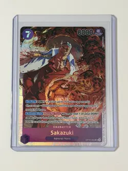 Sakazuki OP16-065 Super Rare SR One Piece The Time Of Battle - Image 1