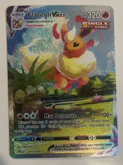 Flareon VMAX SWSH180 SWSH: Sword & Shield Promo Cards Holo - Image 1