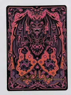 Bloodletter of Aclazotz Art Card (61/81) (Gold-Stamped Signature) MTG - Image 1