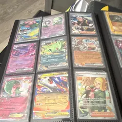 Pokemon TCG Foil Binder Pages Card Lot Mega Venusaur EX Gardevoir Tyranitar - Image 1