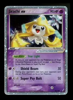 Jirachi ex 94/100 EX Crystal Guardians 2006 Holo Rare Pokemon Card TCG - Image 1