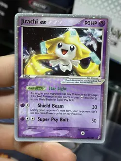 Jirachi ex 94/100 EX Crystal Guardians 2006 Holo Rare Pokemon Card TCG - Image 3